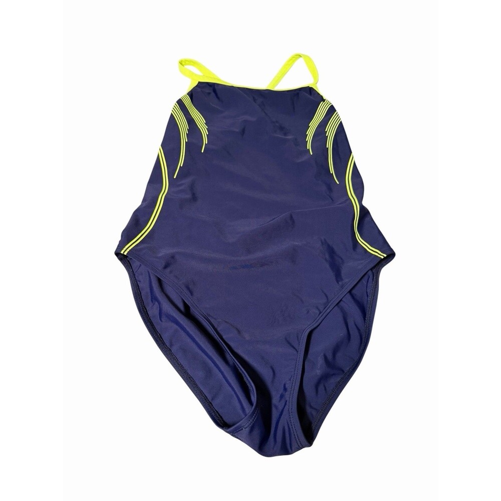 CharmLeaks Women Sports One Piece Swimming Racerback Swimsuits Size Large